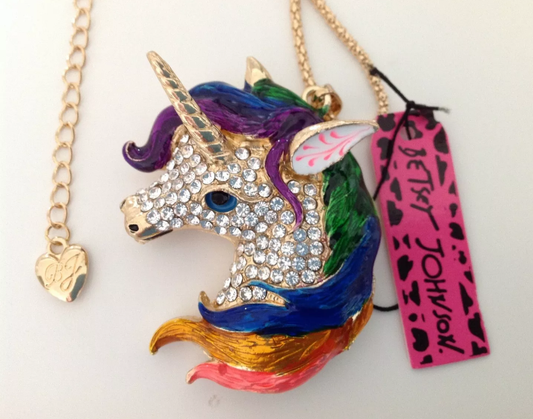 Unicorn Necklace Authentic Betsey Johnson