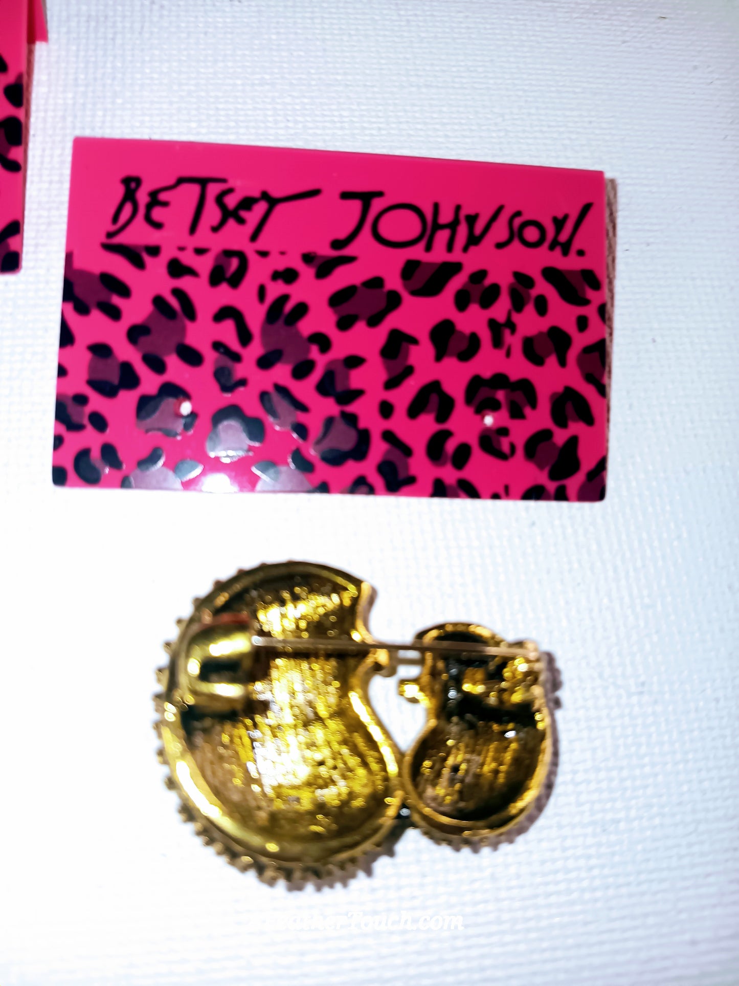 Betsey Johnson Whimsical Woodland Hedgehog Statement Brooch Pin