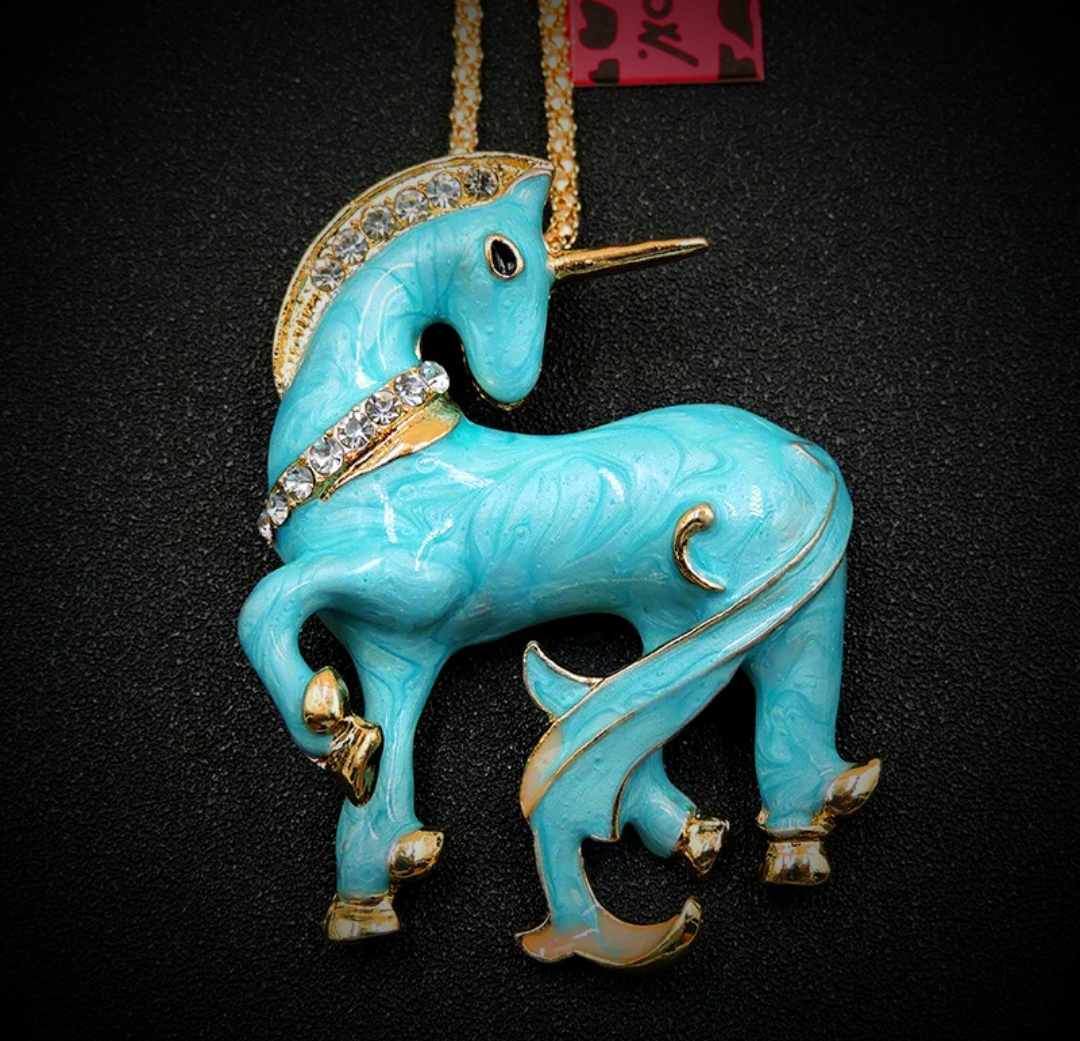 Unicorn Pendant/Brooch by Betsey Johnson