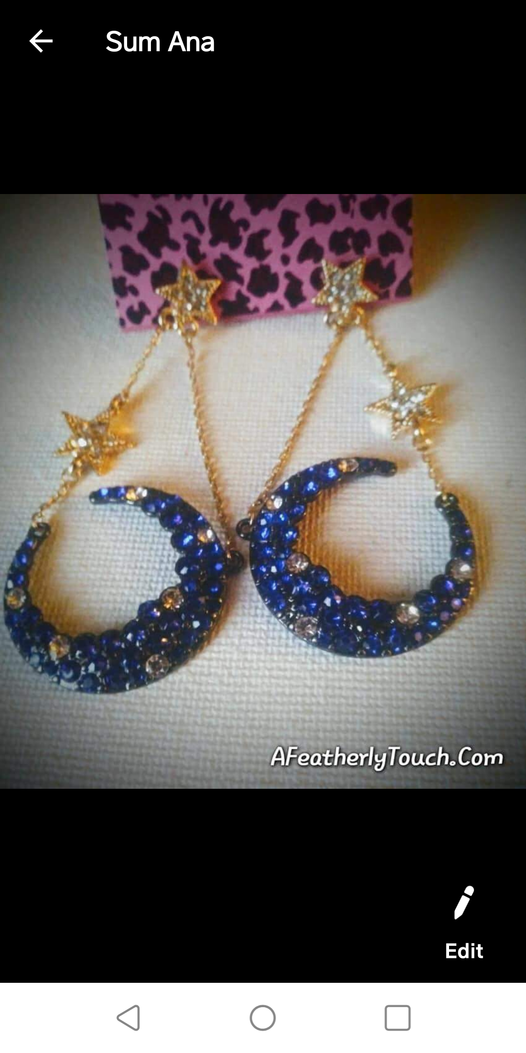 Moon and Star Earrings